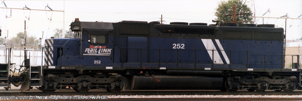 Montana Rail Link SD40-2XR 252